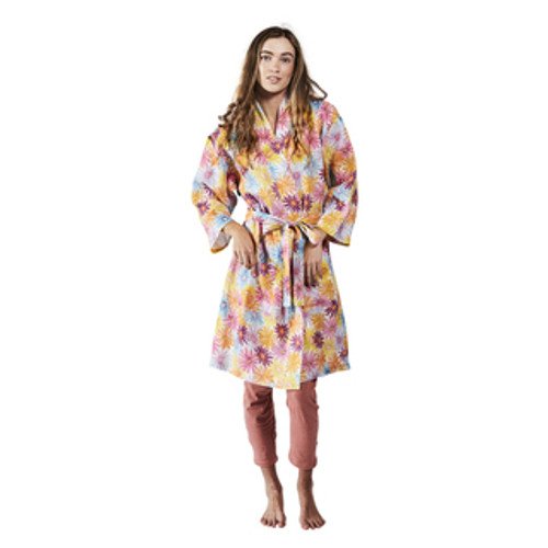 KIP & CO - Petal Power Linen Robe