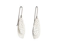 Shabana Jacobson - Silver Mini Hole Drop Earrings