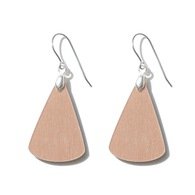 Martha Jean - Triangle Drop Copper Earrings