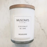 Muscrats Scent - Coconut & Lime Candle