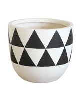 Pop & Scott Aztec Pot in Charcoal - Small