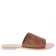 Teresa Slide - Tan Suede